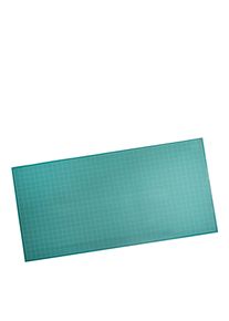 1 Tapete de corte XXL, 200 x 100 cm, superficie autocurativa, cuadrícula verde