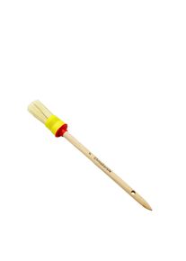 1 Brocha redonda 25 mm (enchufe) - tama&ntilde;o 4, madera|pl&aacute;stico, marr&oacute;n