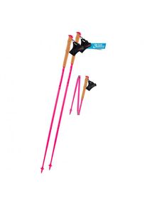 Komperdell Carbon FXP Team Pink Foldable Running poles (135 cm, pink)