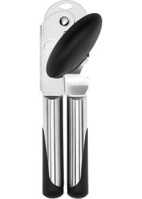 Oxo Good Grips Dosenöffner für Rechts- und Linkshänger, inkl. integrierter Flaschenöffner in silberfarben