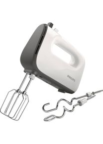 Philips Handmixer »HR3741/00« 450 W 5 Geschwindigkeiten plus Turbo, inkl. Quirle und Knethaken in weiß