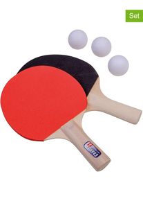 Happy People 5-delige tafeltennisset zwart/rood - vanaf 3 jaar - 14%