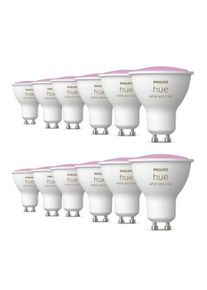 PHILIPS Hue White & Color Ambiance GU10 Bluetooth Led Spot 12-pack