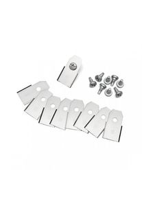 Husqvarna Reservemessen 9 Stuks - 0,6 mm - Zilver