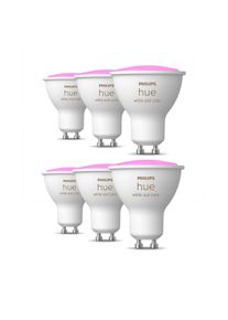 PHILIPS Hue White & Color Ambiance GU10 Bluetooth Led Spot 6-pack