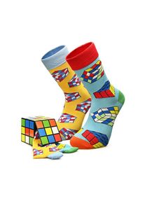 Crea Socks Socken 'Zauberwürfel' Herren goldgelb Größe 38/39