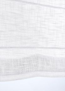 Store plissé aspect lin - blanc - taille 130x45 cm - bonprix
