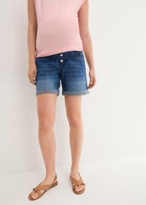 Short de grossesse en jean paper bag - bleu - taille 36 avec coton - bonprix