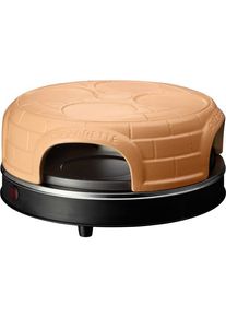 Emerio PO-113255.4 - pizza oven/raclette - terracotta orange