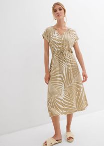 Robe fluide en jersey avec viscose - blanc - taille 54/56 (XXL) - Viscose - bonprix