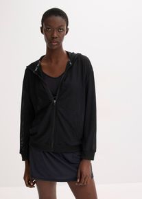 Veste de sport transparente en mesh oversize - noir - taille 46/48 (L) - bonprix