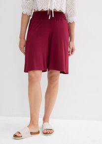 Bermuda en jersey viscose - rouge - taille 42/44 (M) - viscose - bonprix