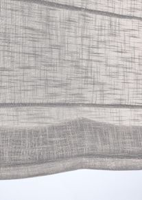 Liftgardin med struktur i flere st&oslash;rrelser, gr&aring;, st&oslash;rrelse 130x45 cm, bonprix