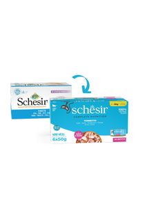 Schesir Cat Complete Thunfisch in Brühe 6x50 g
