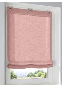 HEINE HOME Raffrollo mit Ösen in rosa