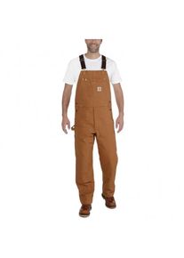 Carhartt Bib Overall Vrijetijdsbroek Heren (36 - Length: 32 |bruin)