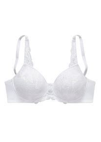 Nuance Dames Minimizer-beha in wit ,maat 100D, Witt, 86% Polyamide, 14% Elastan