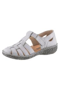 Loretta Dames Klittenbandschoen in ecru ,maat 41, Witt, 100% Glad leer