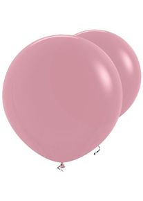 2 ballons vieux rose XL Macarena 91cm