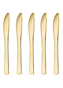 32 couteaux en plastique doré Genève