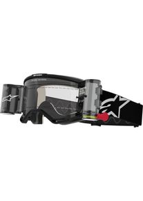 Alpinestars Vision 5 Corp, veiligheidsbril , kleur: Zwart/Wit Helder