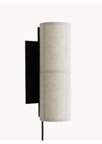Audo Copenhagen Ręcznie wykonany kinkiet z lnu Hashira Beżowy Len S 13 x W 30 cm