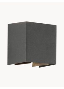 Konstsmide Kinkiet zewnętrzny LED Cremona Szary S 14 x W 13 x G 11 cm