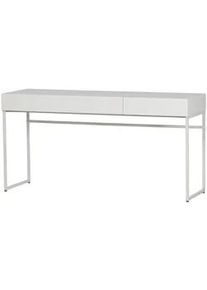 Livetastic Schreibtisch , Grau , Holz , Kiefer , massiv , 2 Schubladen , rechteckig , eckig , 49x78x150 cm , Stauraum , Büromöbel, Schreibtische, Schreibtische
