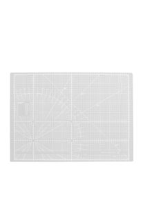 1 PATCHWORK Almohadilla de corte, A2, superficie autocurativa, cuadrícula 65 x 47,5 cm, gris