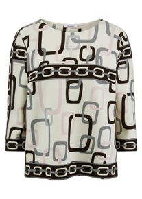 efixelle - Shirt met boothals, wit, Maat 36, katoen