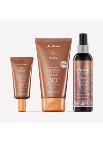 M. Asam SUN Routine de Soins Solaires Peau & Cheveux SPF 30 3 Produits