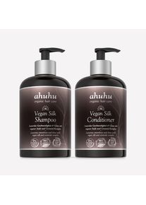 ahuhu VEGAN SILK Shampoing & Après-Shampoing pour un Éclat Soyeux