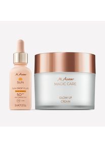M. Asam MAGIC CARE Glow Up Crème Visage Booster d'Éclat & Sérum Solaire Visage SPF 50
