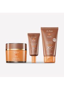M. Asam SUN Routine de Soins Solaires Visage & Corps SPF 30 3 Produits