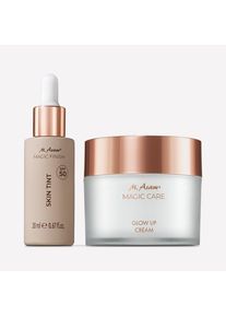 M. Asam MAGIC CARE Glow Up Crème Visage XXL & Skin Tint Fond de Teint SPF 50 Soft Ivory