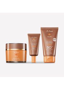 M. Asam SUN Routine de Soins Solaires SPF 50 Visage & Corps 3 Produits