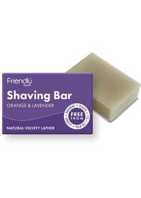 Friendly Soap Prírodné mydlo na holenie pomaranč a levanduľa 95 g