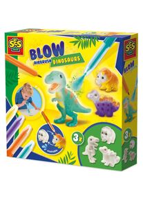SES, Malstifte, Blow Airbrush Pens - Dino 3x (3x)