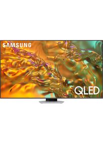 Samsung 75" Q80D – 4K QLED TV (75", Q80D, QLED, 4K, 2024), TV, Silber