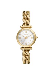 Fossil, Armbanduhr, Carlie, Gold, (Analoguhr, 28 mm)