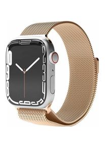 VONMÄHLEN Vonmählen Milanese Loop (Edelstahl), Uhrenarmband, Gold
