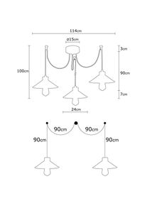 Opviq, Pendelleuchte, Walter (E27)