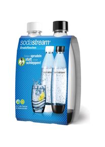 SodaStream Kohlensäureerzeuger-Zubehör & Hilfsmittel Karbonisiererflasche, Wassersprudler Zubehör, Schwarz, Weiss