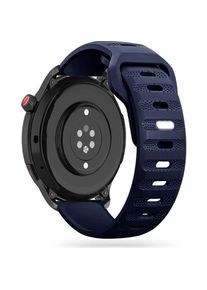 Tech-Protect IconBand Line strap for Samsung Galaxy Watch 4 / 5 / 5 Pro / 6 / 7 / FE - navy blue (20 mm, TPU), Uhrenarmband, Blau