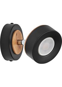 LEDVANCE, Wandleuchte + Deckenleuchte, DECOR SPOT PLUTO BLACK 1 Spot (300 lm)