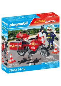Playmobil Feuerwehrmotorrad am Unfallort (71466, Playmobil Action Heroes)