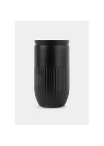 Sagaform Reise-Becher schwarz, 32cl, Tova, H14cm L7.5cm, Tasse, Schwarz
