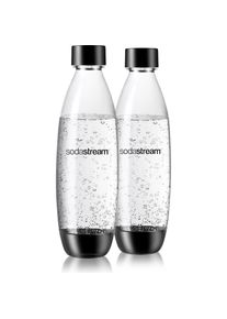 SodaStream Fuse Flaschen, Wassersprudler Zubehör, Schwarz, Transparent