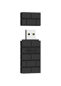 8bitdo USB Wireless Adapter 2 (Raspberry Pi 3, Switch 2, Windows), Gaming Controller Zubeh&ouml;r, Schwarz