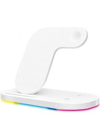 Aligator Smart Station A Mobile phone/Smartphone USB Type-C (15 W), Wireless Charger, Weiss